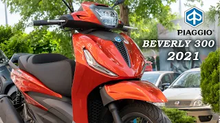 2021 Piaggio Beverly 300 | Walkaround, Starting Sound