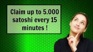 5000 satoshi in every claim