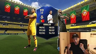 TOTY RONALDO AND TOTY MESSI IN THE SAME FIFA 17 PACK!!!! *REAL*