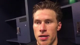 Erik Johnson on Matt Duchene