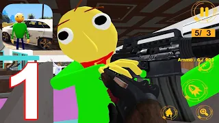 Baldi Stickman Gangstar Vegas Gameplay Walkthrough Part 1 Level 1-5  (IOS/Android)