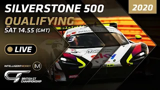 LIVE - BRITISH GT - SILVERSTONE 500 QUALIFYING