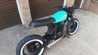 S2 E4  - SUZUKI GZ125 CAFE RACER FLATTRACKER BUILD.