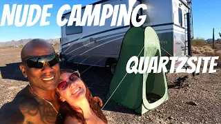 Nudist Camping at Quartzsite / Magic Circle Quartzsite