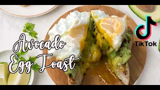 Avocado & Egg Toast |Tiktok Food Hacks | #shorts