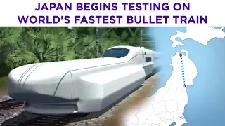 Japan is working on the world's fastest bullet train