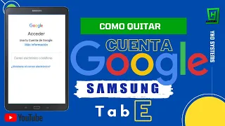 📲 Como QUITAR Cuenta GOOGLE a Cualquier Tablet SAMSUNG E  Solución Definitiva🚧By Pass a Tab E 2020 💲