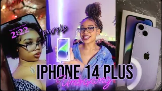 iPhone 14 Plus (Purple) Unboxing📱