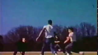 Pistol Pete Maravich playing football as a child