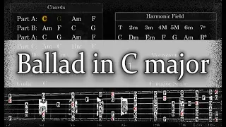 Backing Track - Ballad in C major