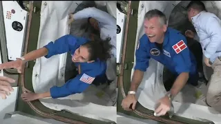 SpaceX Crew-7 hatch opening