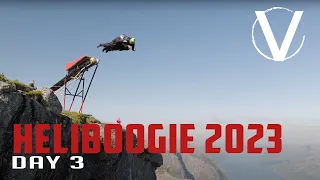 BASE Jumping from a Human Catapault - Heliboogie 2023 Day 3