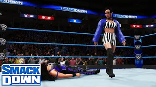 WWE 2K20 SMACKDOWN LYA (W/FLORIANE) VS NATALYA (W/TAMINA