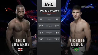 Vicente Luque vs Leon Edwards UFC Fight Night 107