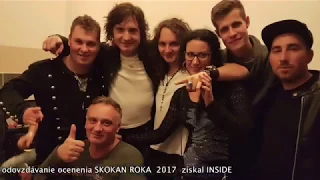 INSIDE ocenenie od Anténa rock rádia   SKOKAN ROKA 2017