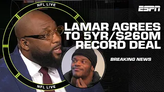 Swagu credits Lamar Jackson for striking deal with Ravens: 'He did it his way!' | NFL Live