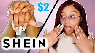 I TRIED $2 SHEIN PRESS ON NAILS ... WORTH IT?