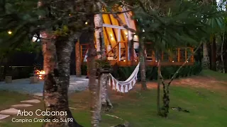 Cabana incrível em frente a represa - Arbo Cabanas #travel #drone #airbnbbrasil #dji #airbnb