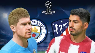 Manchester City vs Atletico Madrid 🔥 Champions League 21/22 - FIFA 22 PS5 Gameplay