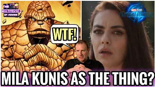 Mila Kunis CONFIRMED As The Thing In Fantastic Four Movie? Kevin Feige Has Gone INSANE? MCU Phase 5