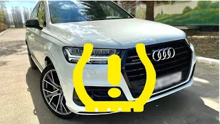 Audi Q7 сброс ошибки давления в шинах