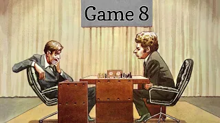 White starts and wins / World Chess Championship 1972  Spassky vs Fischer game 8