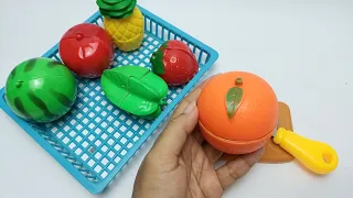 Satisfying Video No Music Cutting Tropical Fruits and Vegetables ASMR 🍍🍊🌽🥬