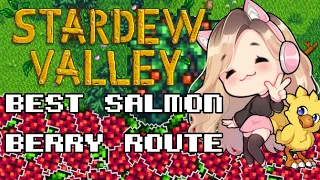 Stardew Valley Salmonberry Route | The Best route for maximum Salmonberries!