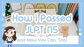 How to Pass JLPT N5 (Japanese Self-Study Tips + Resources) 🇯🇵