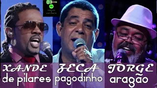 ZECA PAGODINHO XANDE DE PILARES E JORGE ARAGÃO  NOVEMBRO 2018