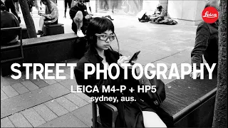 black and white street photography in sydney australia | ilford HP5 film + leica m4-P