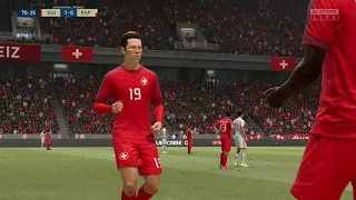SWITZERLAND vs SPAIN (EURO 2020) FOTBAL 02.07.2021 (FIFA 21 Simulation)