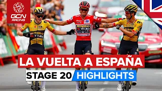 A Brutal Stage Of Climbing Produces A Thrilling Finale! | Vuelta A España 2023 Highlights - Stage 20