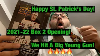 Our Second Box Of 2021-22 Upper Deck Hockey Series 1! Happy St. Patrick’s Day!