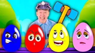 Surprise Eggs Kids Songs | + MORE Nursery Rhymes & Lights Kids Song