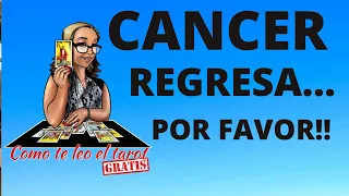 CANCER! LLORA, SUFRE EN SILENCIO, NO DUERME! TODO LE SALIO MAL! VERAS QUE MAS TE DICE EL TAROT🎴🃏