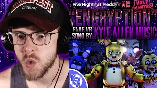 Vapor Reacts #1119 | [SFM] FNAF VR HELP WANTED SONG "Encryption" by Kyle Allen Music REACTION!!