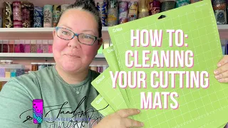 HOW TO CLEAN CRICUT CUTTING MATS | quick and easy!