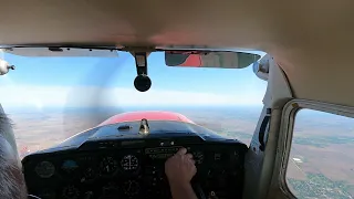 Cessna 150 IFR flight from Quad Cities Internation(KMLI) to Mt. Vernon(KMVN)