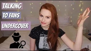 Talking to fan accounts UNDERCOVER! | Madelaine Petsch