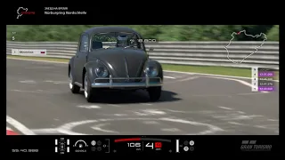 Gran Turismo Sport PS4.Время круга Nürburgring на Volkswagen 1200 '66 (12:36,605).