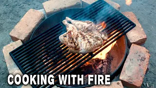 How To Cook Chicken Over a FIRE PIT | Cooking With Fire
