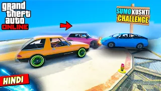 GTA 5 : BIGGEST SUMO KUSHTI CHALLENGE (FUNNY) 🐸❌