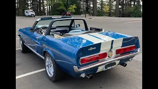 1967 FORD MUSTANG CONVERTIBLE SHELBY GT350 302 V8 $73,995 TRIBUTE 67