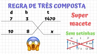 Regra de três composta com Macete