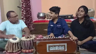 kuhu kuhu bole koyaliya by sanskar and Samiksha