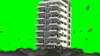 Building Demolition (Green Screen) 4:3