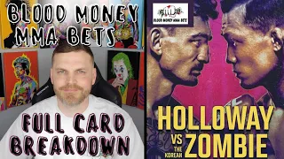 UFC Singapore | Holloway Vs Korean Zombie Full Card Breakdown and Predictions #ufcsingapore