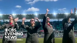 Kansas City Air Force pilots make history with all-female flyover
