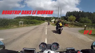 ROADTRIP MOTO dans le Morvan EP 3 en SUZUKI 1200 Bandit, le retour et apprendre les traj au Rico